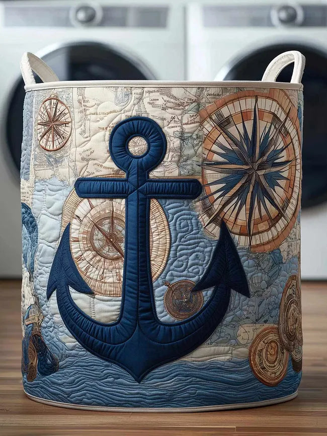 Ella & Finn Boutique quilted laundry basket