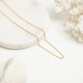 Curb Chain Necklace worn