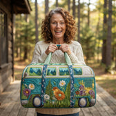 Aquavana | Aqua Forest Camper Van Quilted Duffle