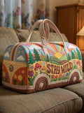 Roamvana | Stay Wild Camper Van Quilted Duffle