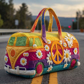 Daisyvana | Daisy Peace Camper Van Quilted Duffle
