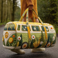 Meadowvana | Green Meadow Camper Van Quilted Duffle