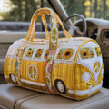 Sunvana | Yellow Sunflower Camper Van Quilted Duffle