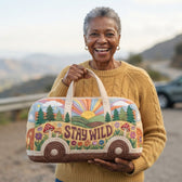 Roamvana | Stay Wild Camper Van Quilted Duffle