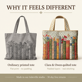 Winona | Library Shelf Quilted Tote