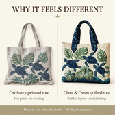 Ophelia | Sea Turtles Quilted Tote