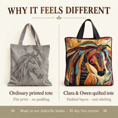 Kaia | Painted Horse Quilted Tote