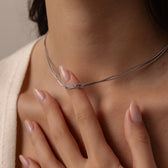 Forever Knot Necklace detail