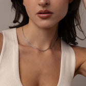 Forever Knot Necklace styled