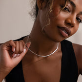 Herringbone Necklace detail