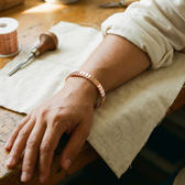 Copper Wave Bracelet