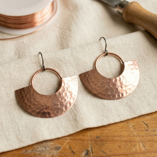 Copper Sol Earrings