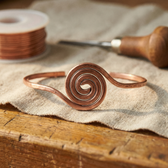 Copper Coil Anklet