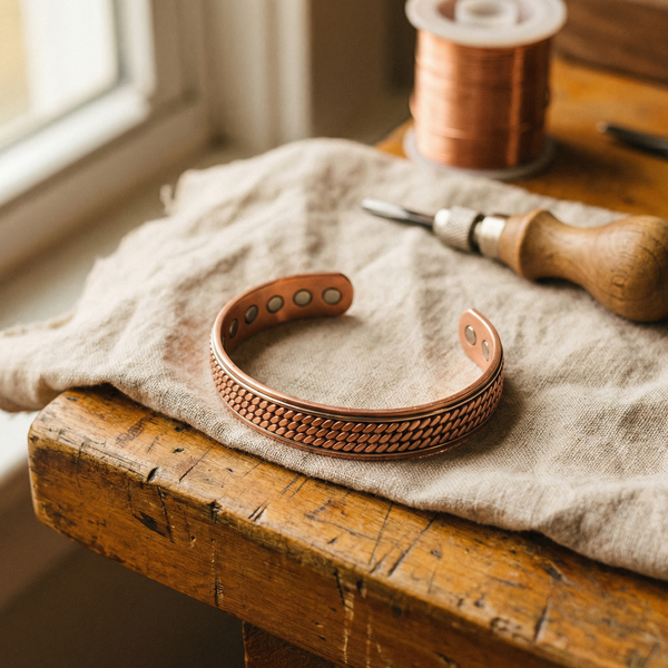 Copper Wave Bracelet