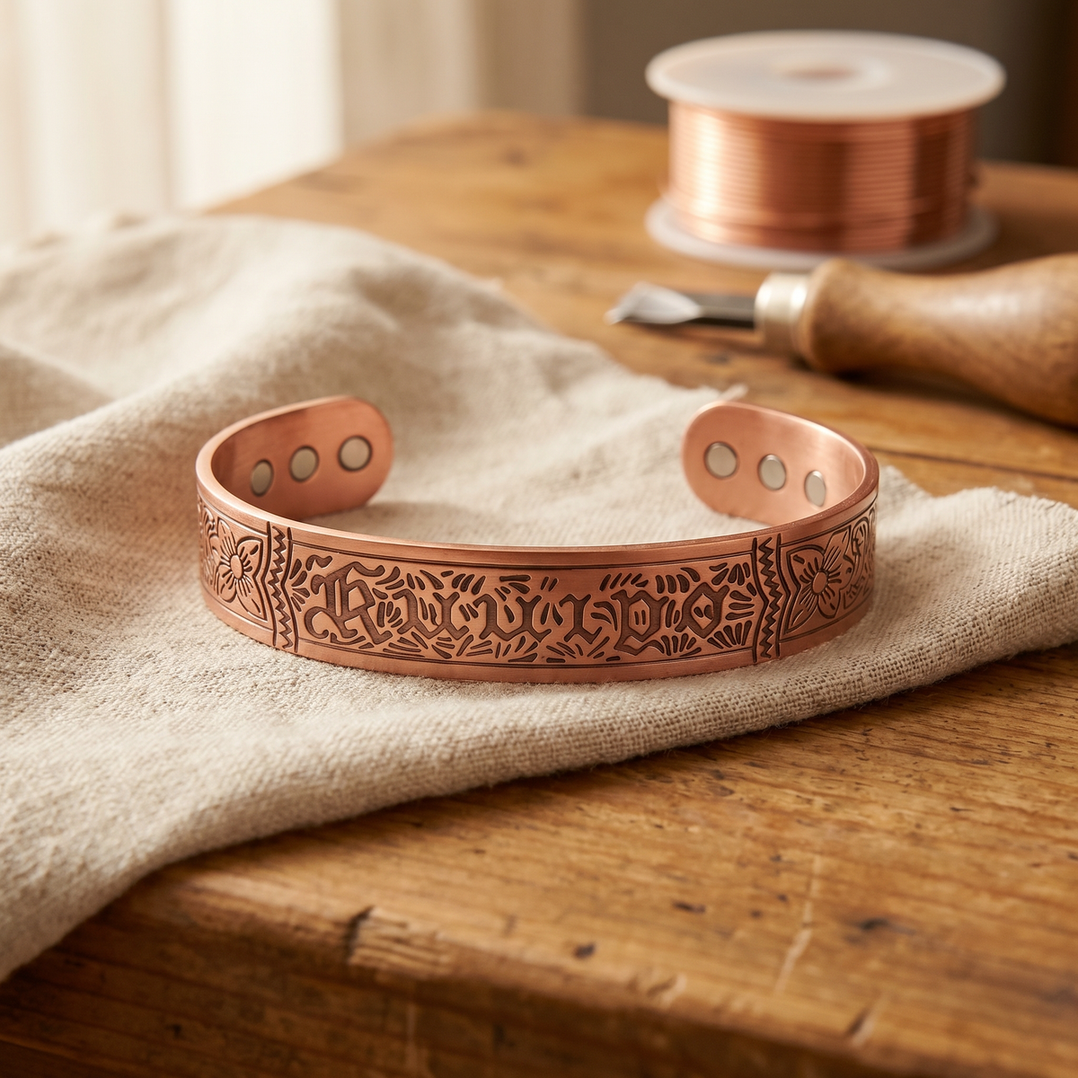 Drift Copper Cuff Bracelet