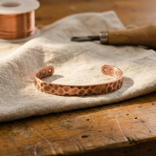 Copper Furrow Bracelet