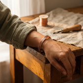 Contemporary Copper Bracelet