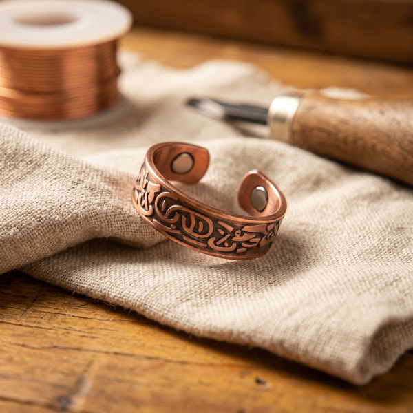 Copper Burr Ring