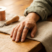 Copper Burr Ring