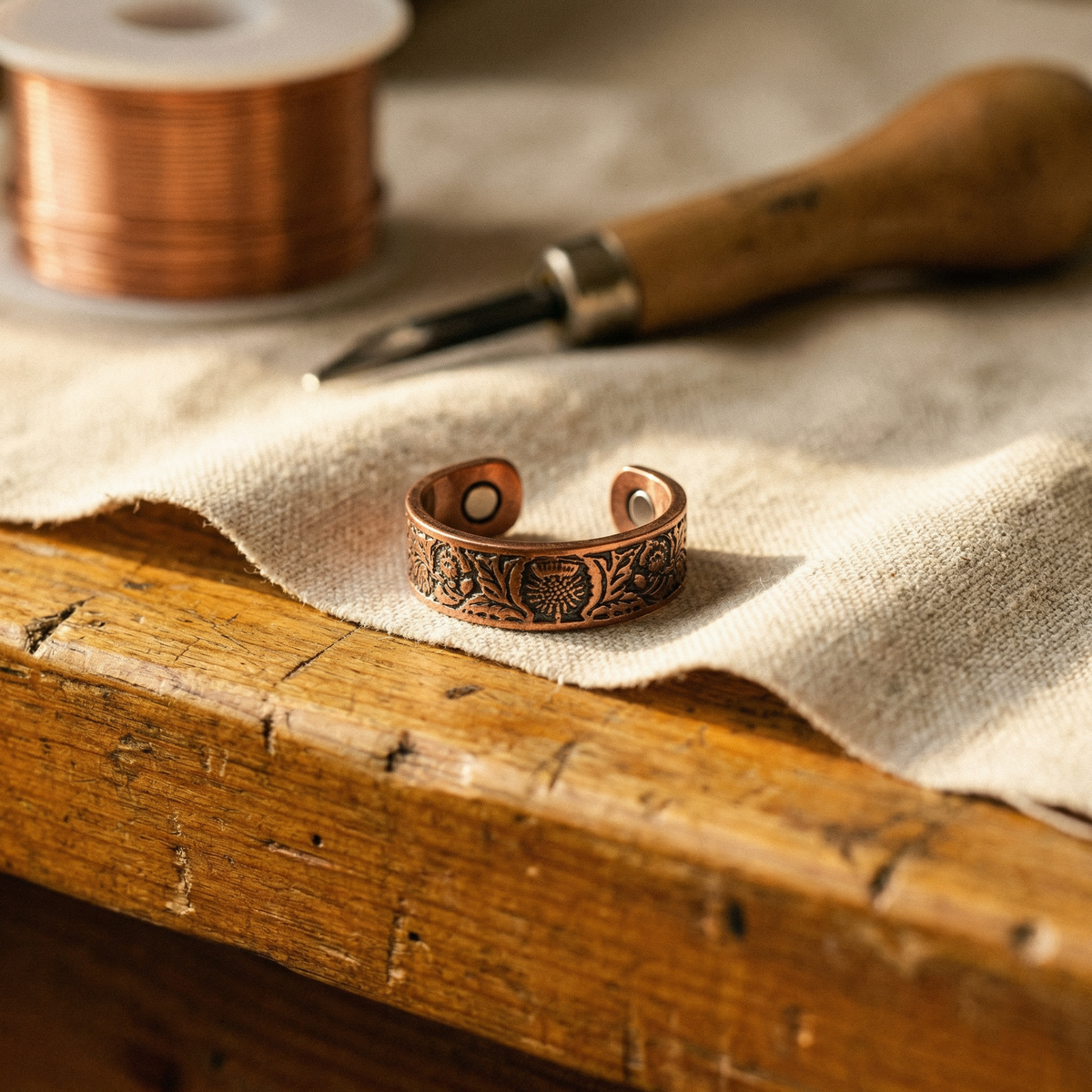 Copper Bole Ring