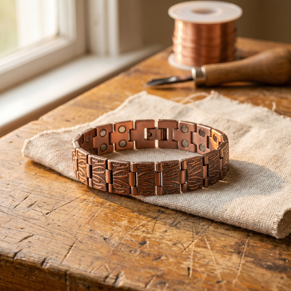 Grit Men's Copper Cuff Bracelet