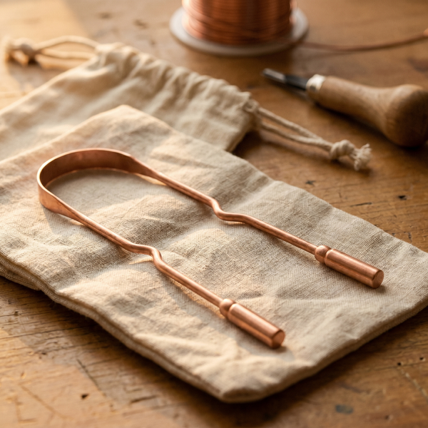 100% Copper Tongue Cleaner