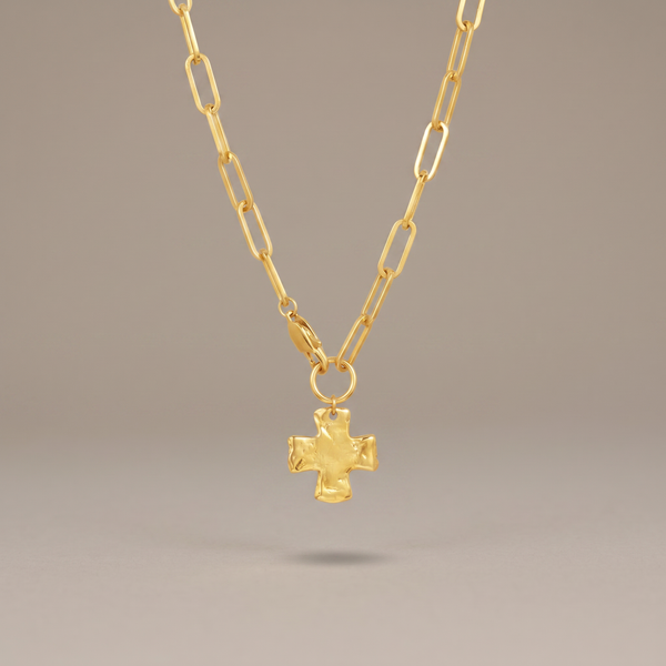 Chunky Cross Necklace
