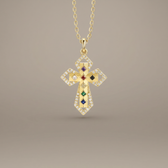 Divine Spectrum Cross Necklace
