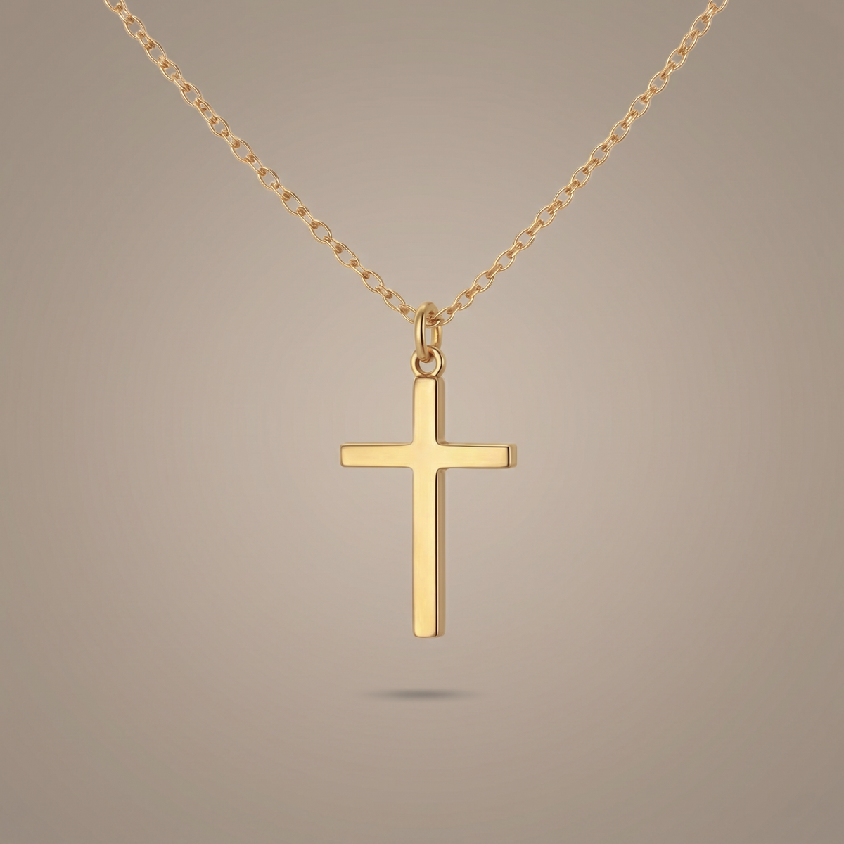 Slat Cross Necklace