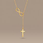 Stracka Infini Cross Necklace