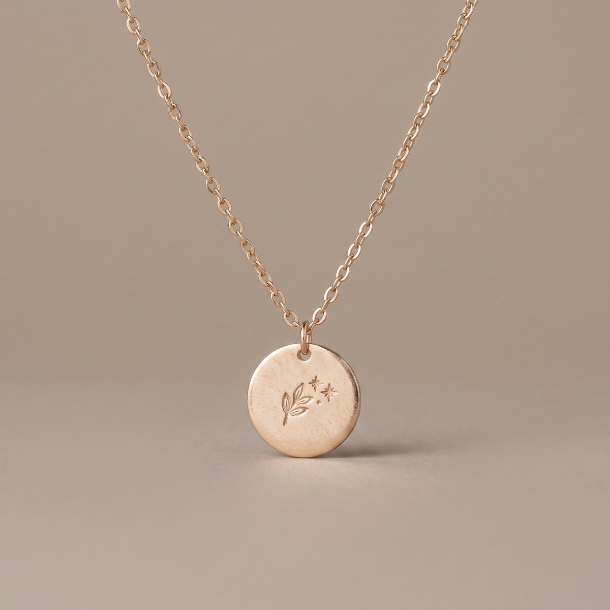 Vine & Branches Disc Necklace