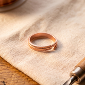 Copper Root Ring