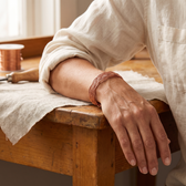 Copper Bracelet with Elk Design