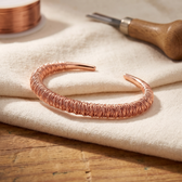 Copper Fjord Cuff Bracelet