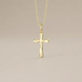 Liquid Cross Necklace