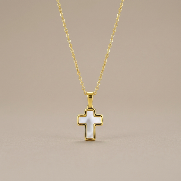 Shell Cross Necklace