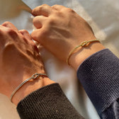Forever Knot Bracelet in gold