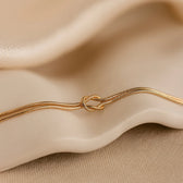 Forever Knot Bracelet in silver