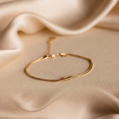 Forever Knot Bracelet on wrist