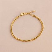 Curb Chain Bracelet worn