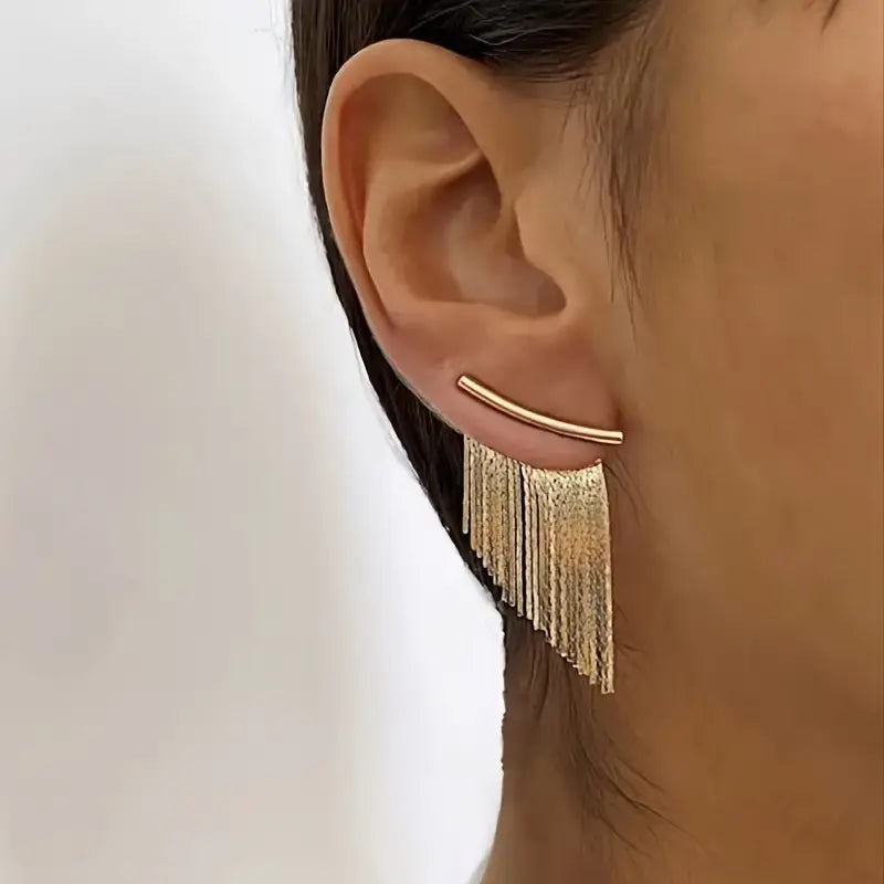 Vintage Earrings with Gold Hanger
