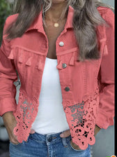 Kambria™ | Fringed & Lace Jacket