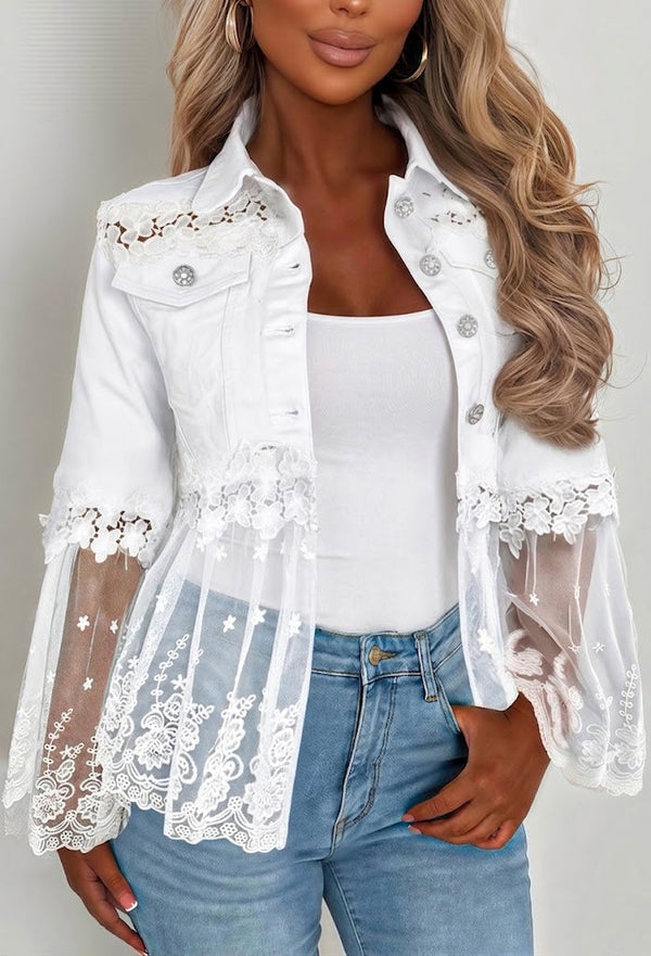 Sunnelace™ | Lace Panel Jacket