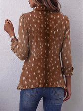 Nolinda™ | Bohemian Tier Print Ruffle Jacket