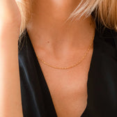 Minimalist Twist Necklace styled